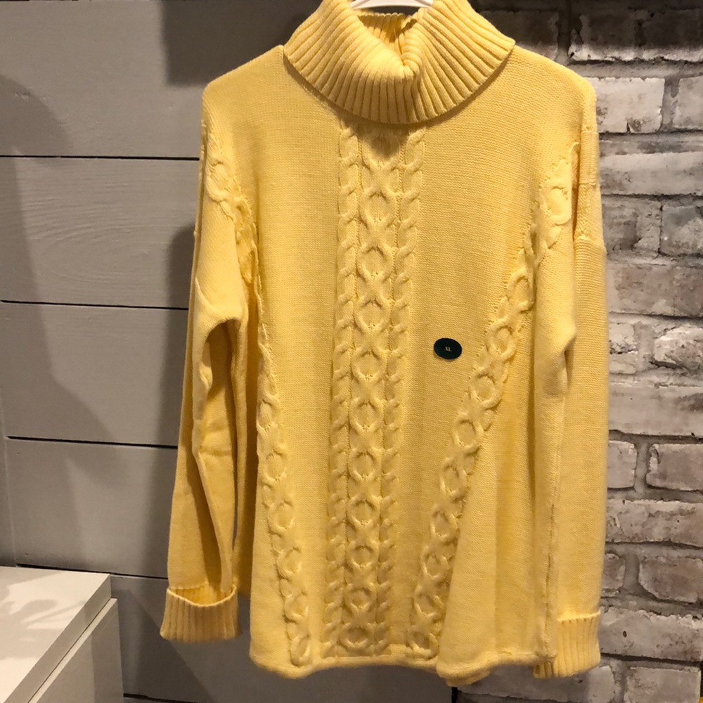 LL Bean turtleneck sweater